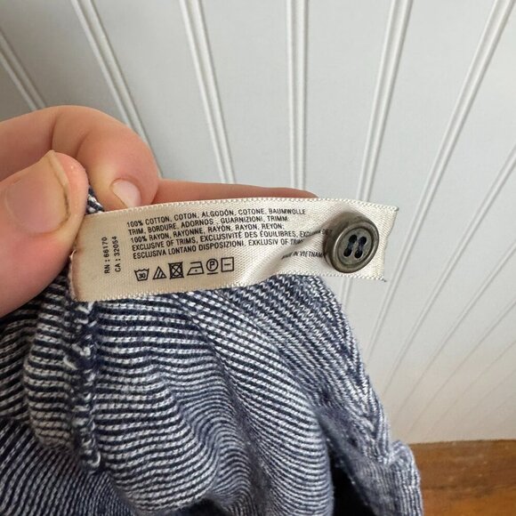 Anthropologie Saturday Sunday Navy Pull On Shorts Stretch Cuffed A49 - Picture 5 of 5